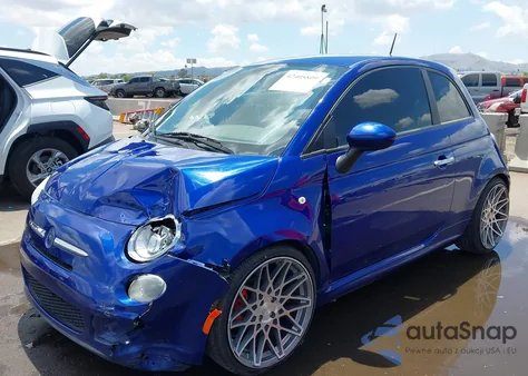 2012 Fiat 500 Sport из США, поврежденный, VIN 3C3CFFBR4CT357879